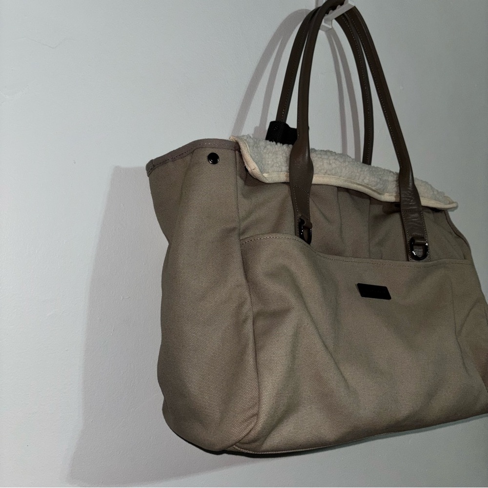 Maxbone City Carrier Bag Sherpa Lined Dog Tote - Picture 3 of 12